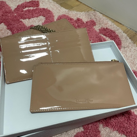 Authentic Lady Dior Calfskin Pouch in “Rose Des Vent” - Picture 8 of 9